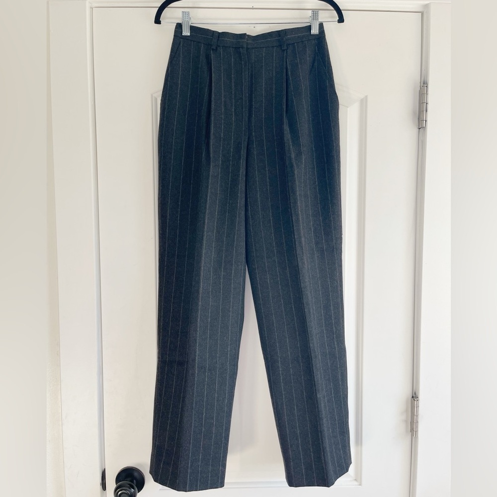Gorgeous Vintage Ralph Lauren Wool Pinstripe Trouser - 6P